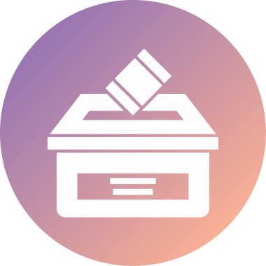 Kutu. Web simgesi basit illüstrasyon