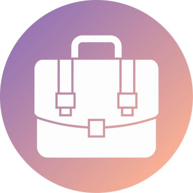 evrak çantası simgesi, vektör illüstrasyonu