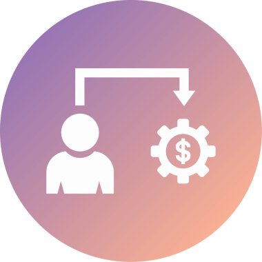 Modern simgenin vektör illüstrasyonu