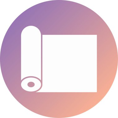 Tek bir okul simgesinin basit vektör illüstrasyonu