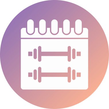 Modern spor simgesinin vektör illüstrasyonu