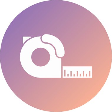 bant Ölçü vektörü simgesi