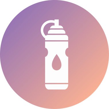 şişe simgesi, vektör illüstrasyonu