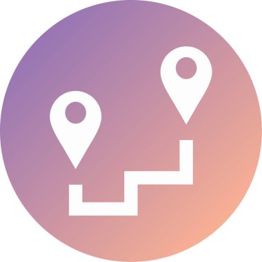 konum. Web simgesi basit illüstrasyon