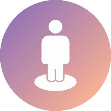 avatar. Web simgesi basit illüstrasyon