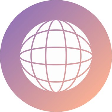 vektör küre düz illüstrasyon