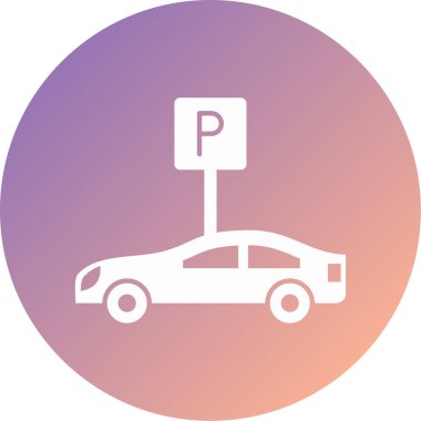 - Araba. Web simgesi basit illüstrasyon