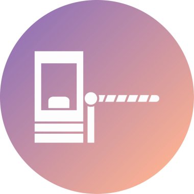 Yol simgesi, vektör illüstrasyonu 