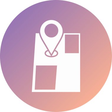 gps navigasyon vektör simgesi