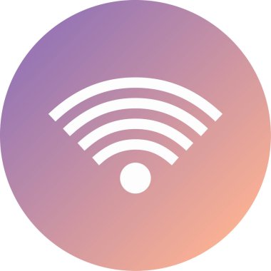 wifi simgesi vektör illüstrasyonu