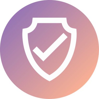 kalkan simgesi, vektör illüstrasyonu