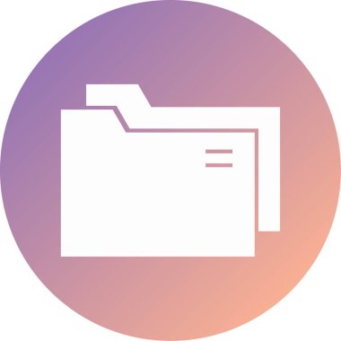 Dosya. Web simgesi basit illüstrasyon