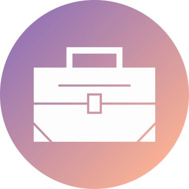 Çanta. Web simgesi basit tasarım