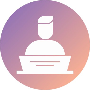 İnsan simgesinin vektör illüstrasyonu