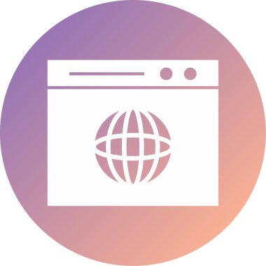 Tarayıcı penceresi. Basit tasarım