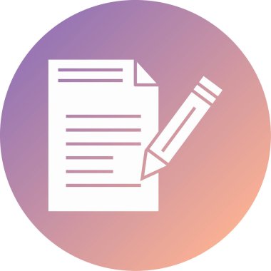 eşsiz iş ve yönetim çizgisi simgesi