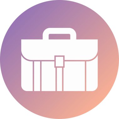 evrak çantası simgesi, vektör illüstrasyonu