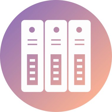 veritabanı. Web simgesi basit illüstrasyon