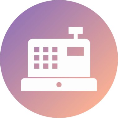 Eşsiz iş vektörü renk simgesi