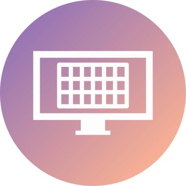 Modern simgenin vektör illüstrasyonu