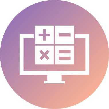 Modern simgenin vektör illüstrasyonu