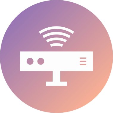 router modern simge vektör çizimi