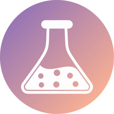 Kimyasal modern simge vektör illüstrasyonu