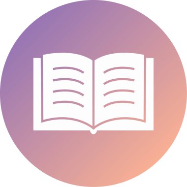 kitap modern simge vektör illüstrasyonu