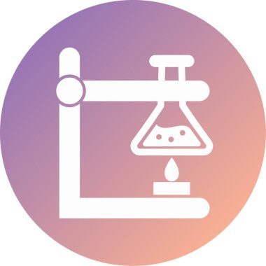 Kimyasal modern simge vektör illüstrasyonu