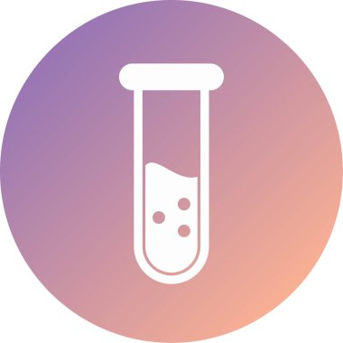 test tüpü modern simge vektör çizimi