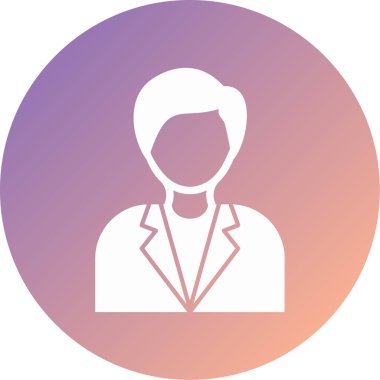 avatar modern simge vektör çizimi