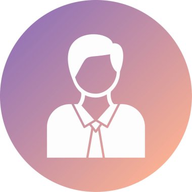 avatar modern simge vektör çizimi