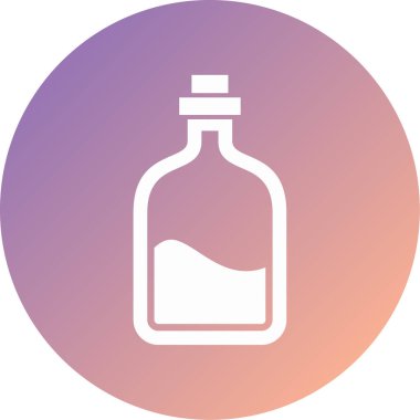 şişe modern simge vektör illüstrasyonu