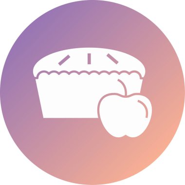 yiyecek modern ikon vektör illüstrasyonu