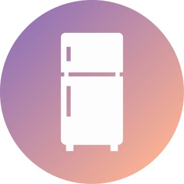 buzdolabı modern ikon vektör illüstrasyonu