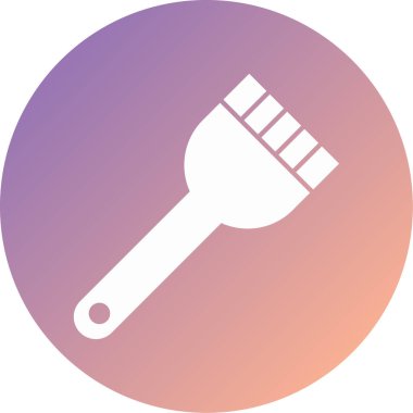 fırça modern simge vektör illüstrasyonu