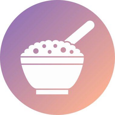 yiyecek modern ikon vektör illüstrasyonu