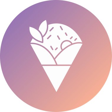 yiyecek modern ikon vektör illüstrasyonu