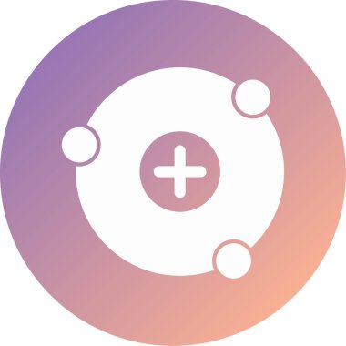 Artı modern simge vektör illüstrasyonu