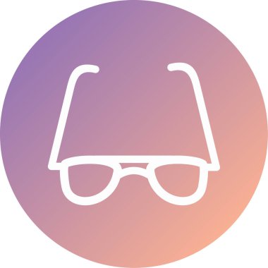 gözlük modern ikon vektör çizimi