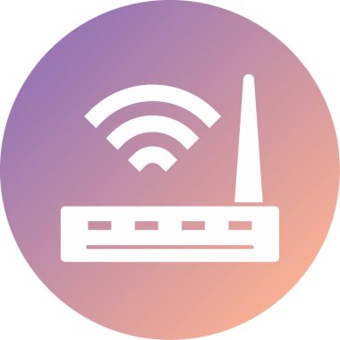 router modern simge vektör çizimi