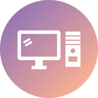 bilgisayar modern simge vektör illüstrasyonu