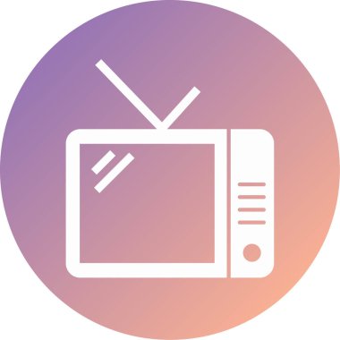 tv modern simge vektör illüstrasyonu