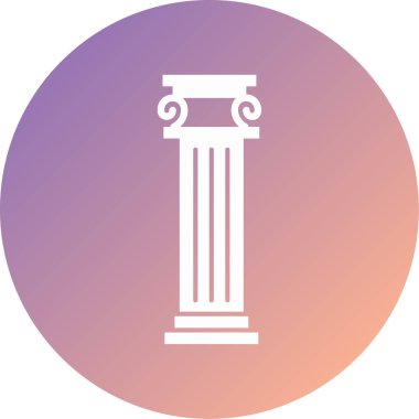 sütun modern simge vektör illüstrasyonu