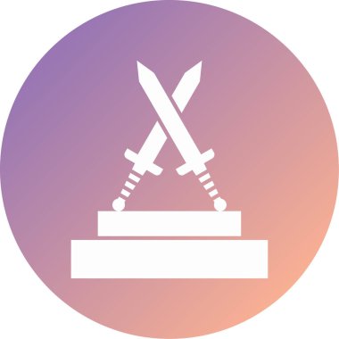 Müze modern ikon vektör illüstrasyonu