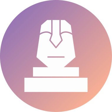 Müze modern ikon vektör illüstrasyonu