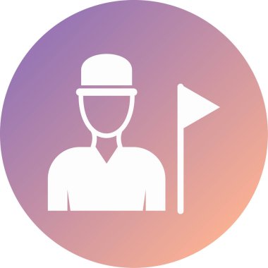 avatar modern simge vektör çizimi