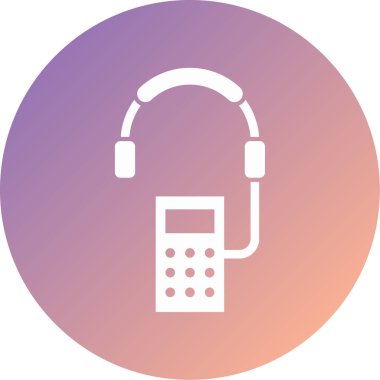 walkie talkie modern ikon vektör çizimi