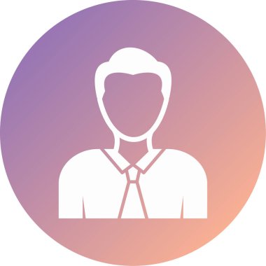 avatar modern simge vektör çizimi