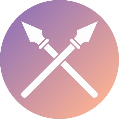 Ortaçağ modern ikon vektör çizimi